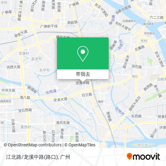 江北路/龙溪中路(路口)地图
