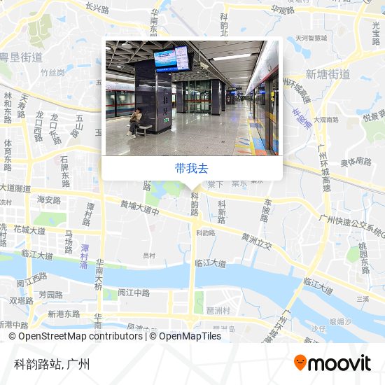 科韵路站地图