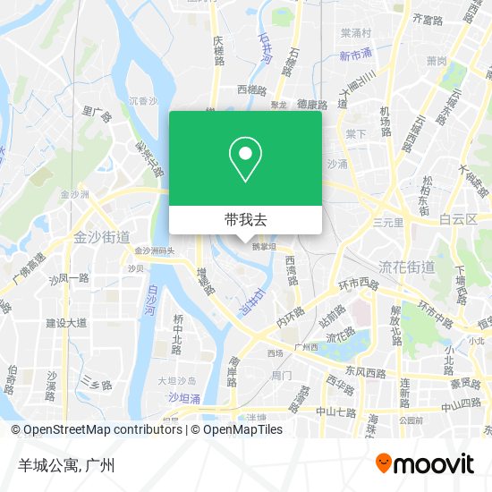羊城公寓地图