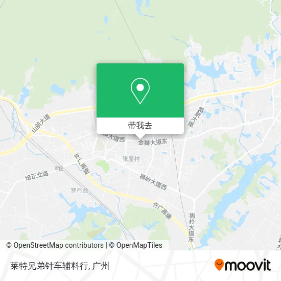 莱特兄弟针车辅料行地图