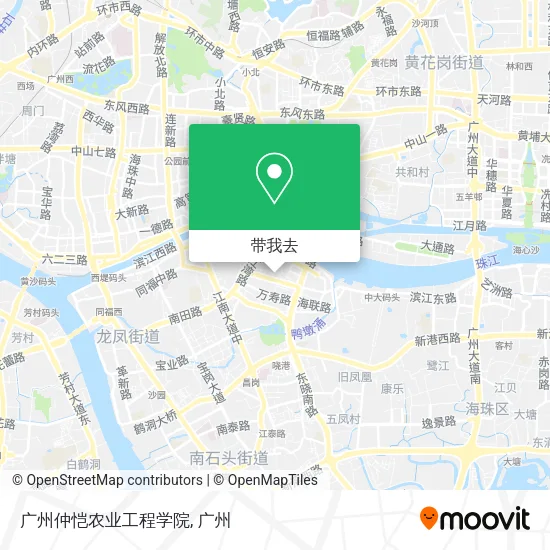 广州仲恺农业工程学院地图