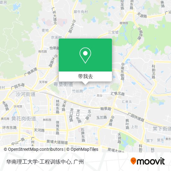 华南理工大学-工程训练中心地图