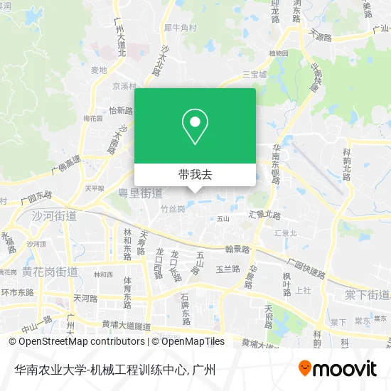 华南农业大学-机械工程训练中心地图