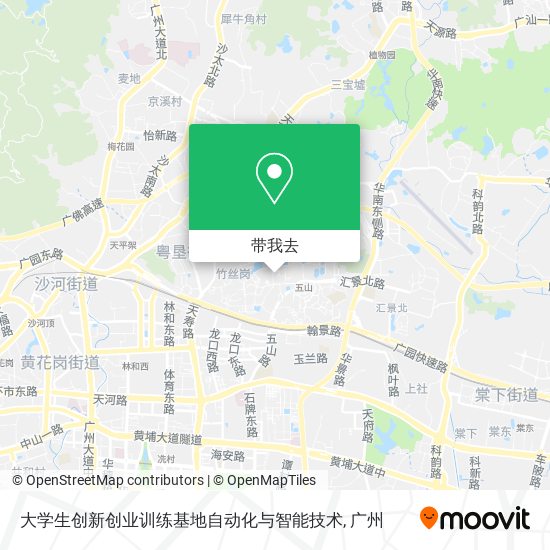 大学生创新创业训练基地自动化与智能技术地图