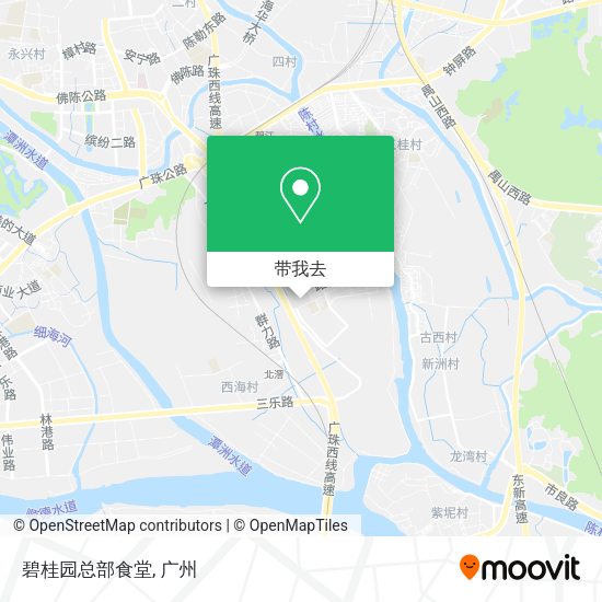 碧桂园总部食堂地图