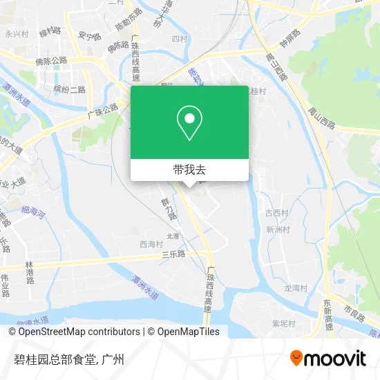 碧桂园总部食堂地图