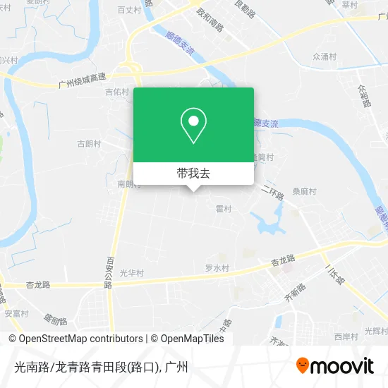 光南路/龙青路青田段(路口)地图