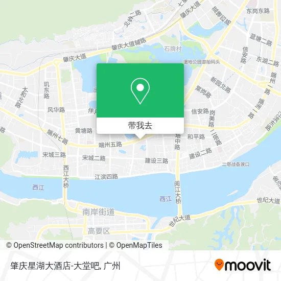 肇庆星湖大酒店-大堂吧地图