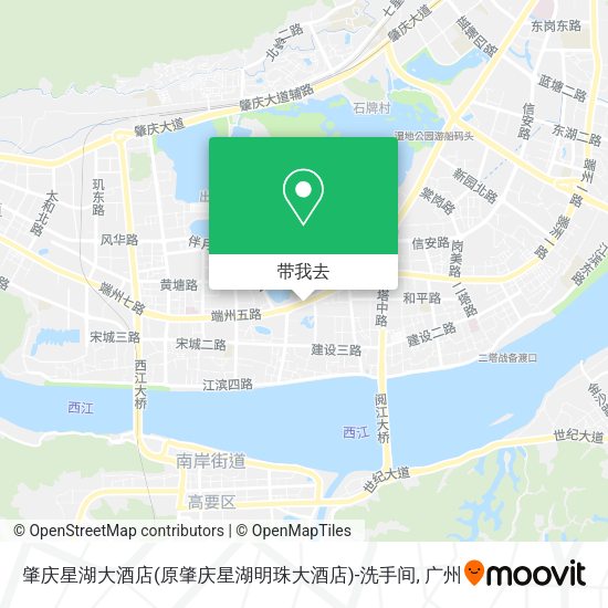 肇庆星湖大酒店(原肇庆星湖明珠大酒店)-洗手间地图