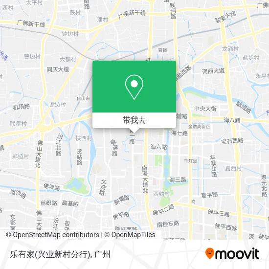 乐有家(兴业新村分行)地图