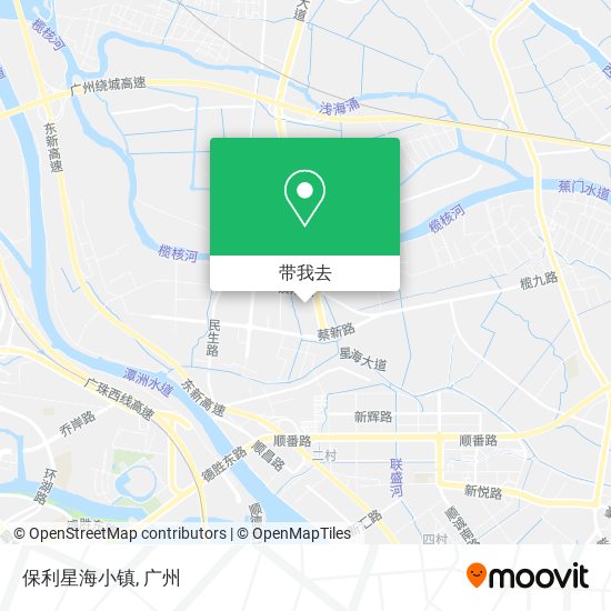 保利星海小镇地图