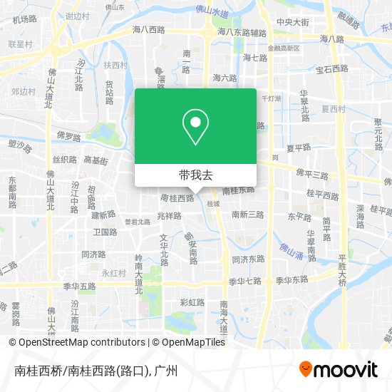 南桂西桥/南桂西路(路口)地图