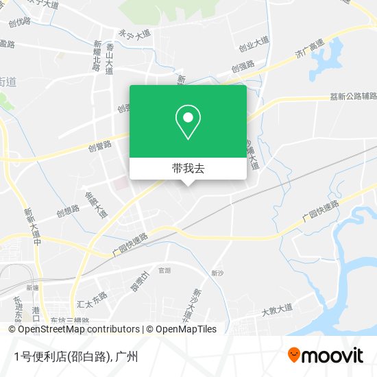 1号便利店(邵白路)地图