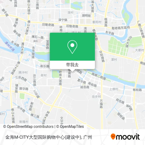 金海M-CITY大型国际购物中心(建设中)地图