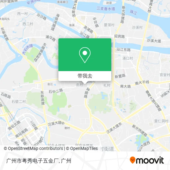 广州市粤秀电子五金厂地图