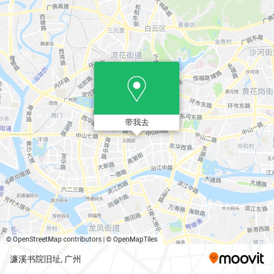 濂溪书院旧址地图