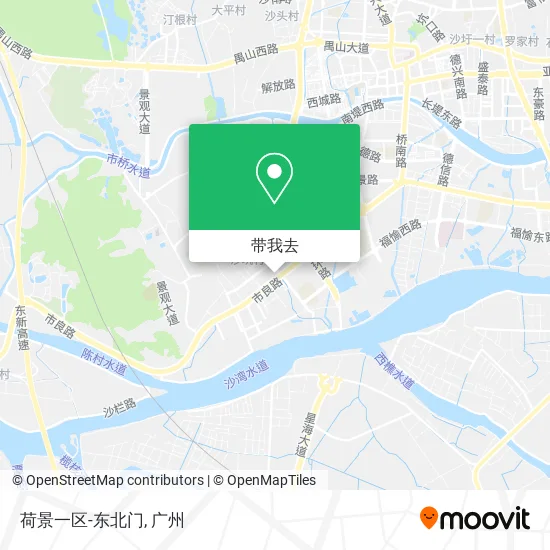 荷景一区-东北门地图