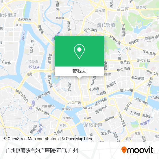 广州伊丽莎白妇产医院-正门地图