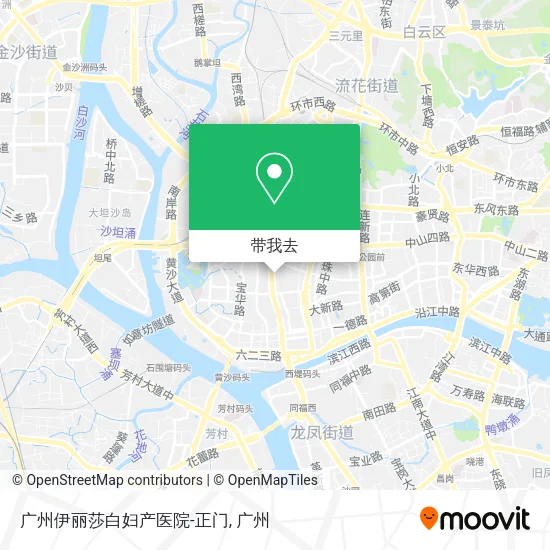 广州伊丽莎白妇产医院-正门地图