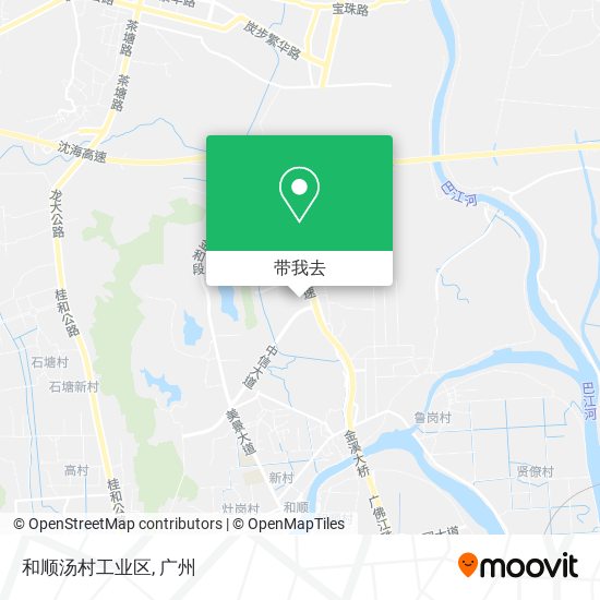 和顺汤村工业区地图