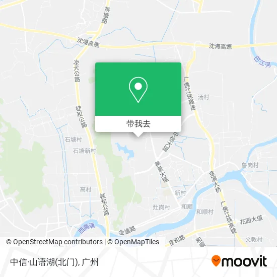 中信·山语湖(北门)地图