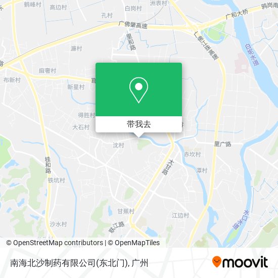南海北沙制药有限公司(东北门)地图