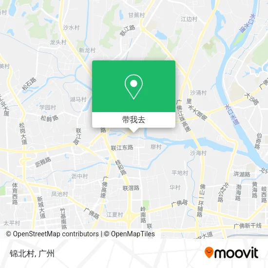 锦北村地图