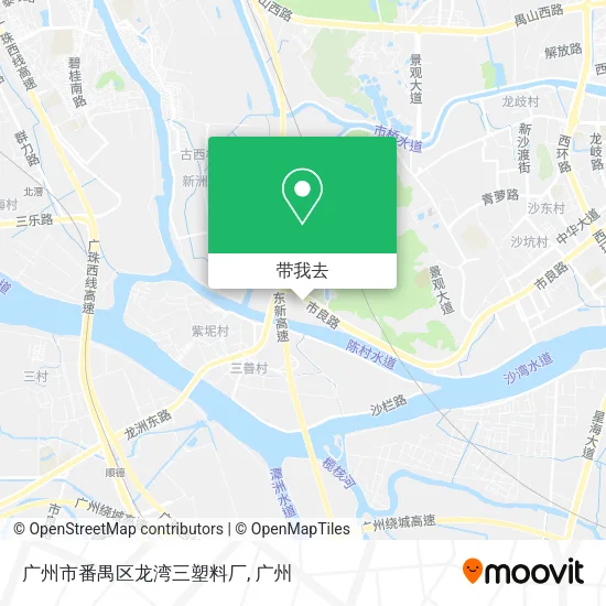 广州市番禺区龙湾三塑料厂地图