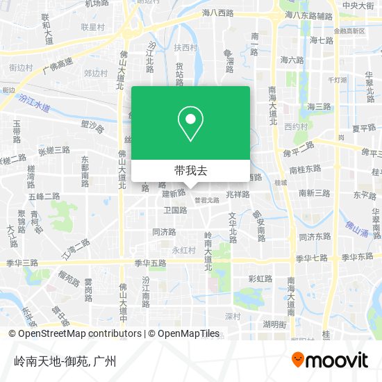 岭南天地-御苑地图
