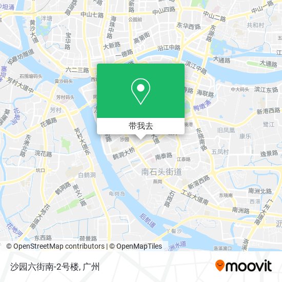 沙园六街南-2号楼地图