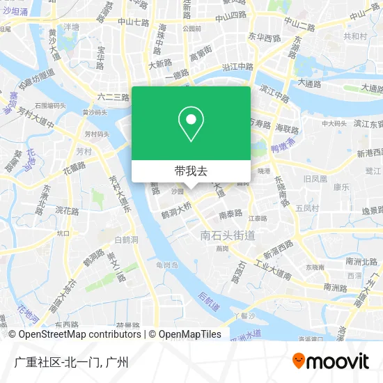 广重社区-北一门地图