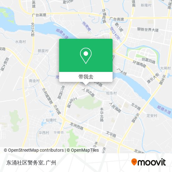 东涌社区警务室地图