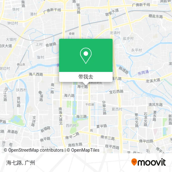 海七路地图