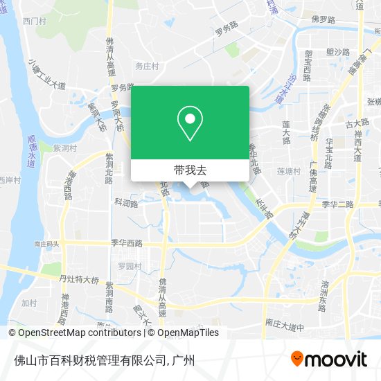 佛山市百科财税管理有限公司地图