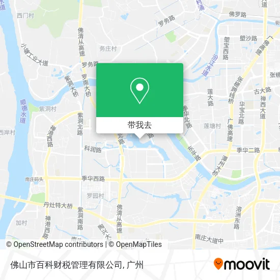 佛山市百科财税管理有限公司地图