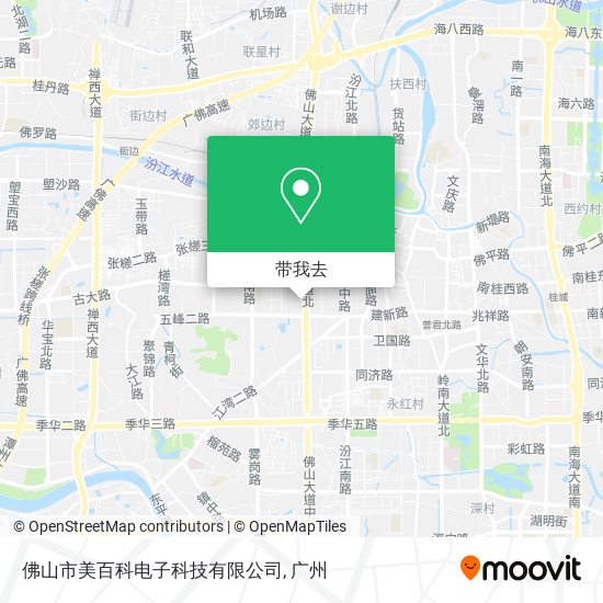 佛山市美百科电子科技有限公司地图