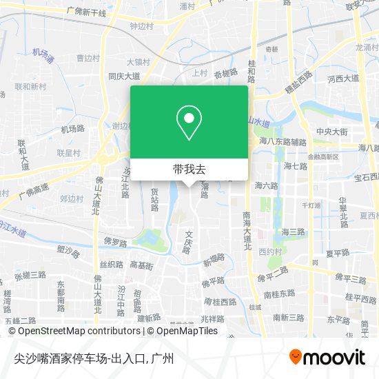 尖沙嘴酒家停车场-出入口地图