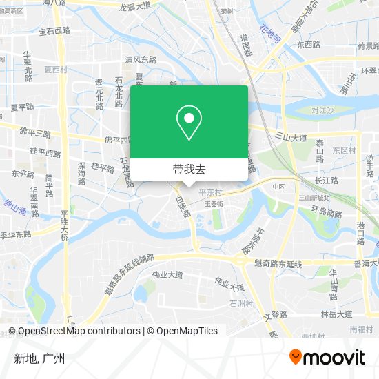 新地地图