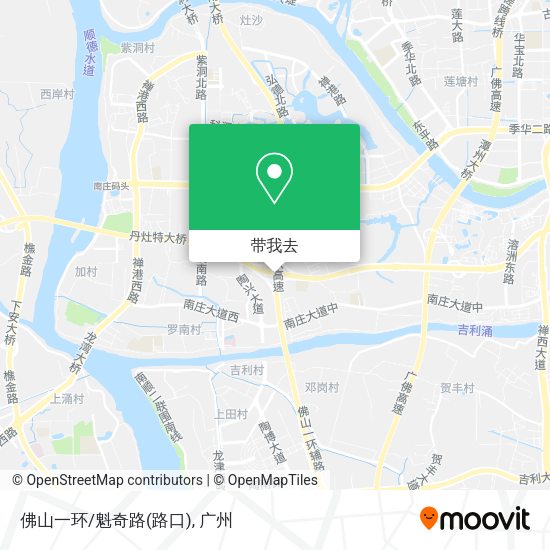 佛山一环/魁奇路(路口)地图