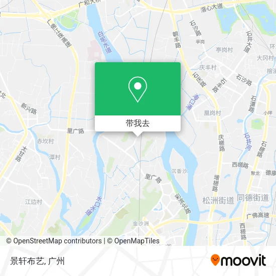 景轩布艺地图