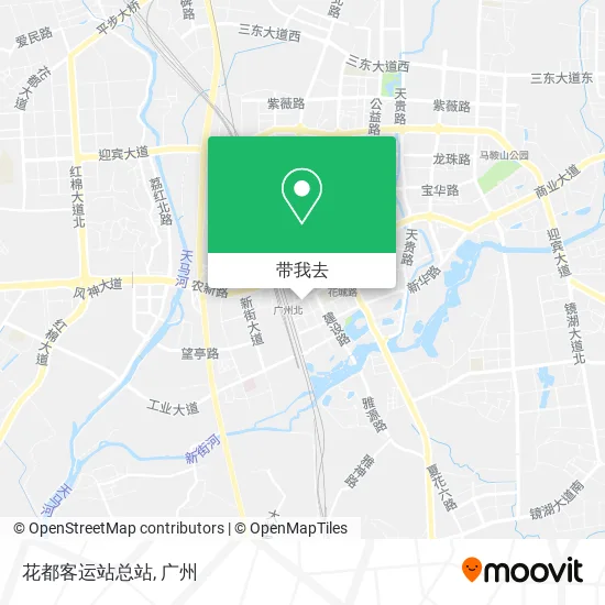 花都客运站总站地图