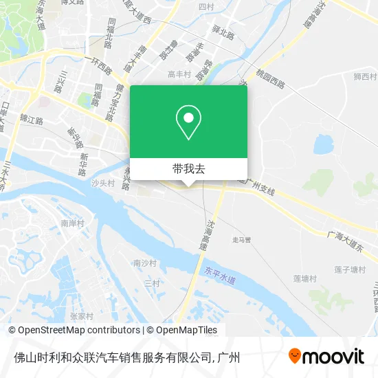佛山时利和众联汽车销售服务有限公司地图