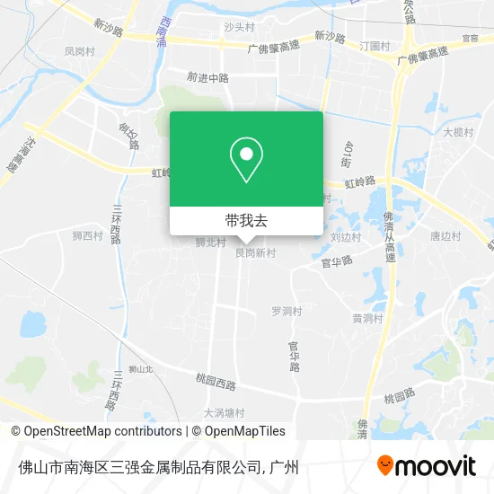 佛山市南海区三强金属制品有限公司地图