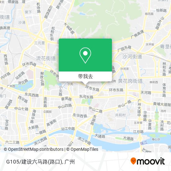 G105/建设六马路(路口)地图