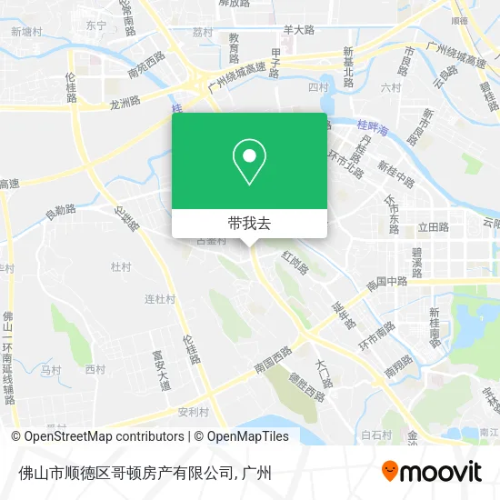 佛山市顺德区哥顿房产有限公司地图