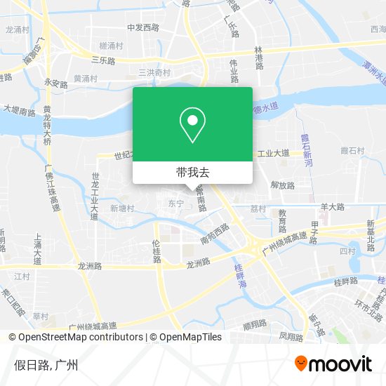 假日路地图