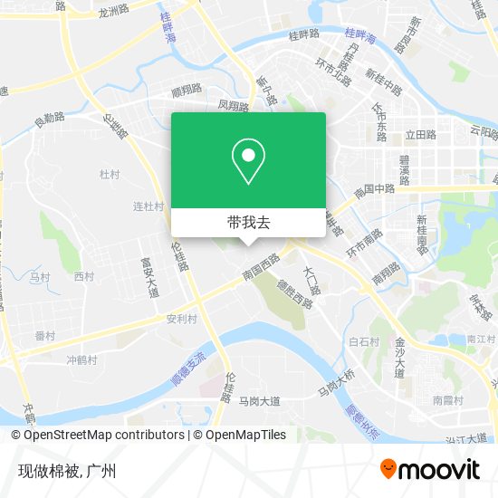 现做棉被地图