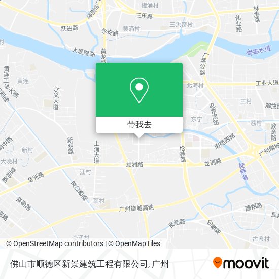 佛山市顺德区新景建筑工程有限公司地图