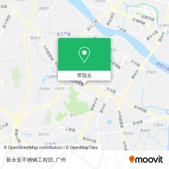 新永安不锈钢工程部地图