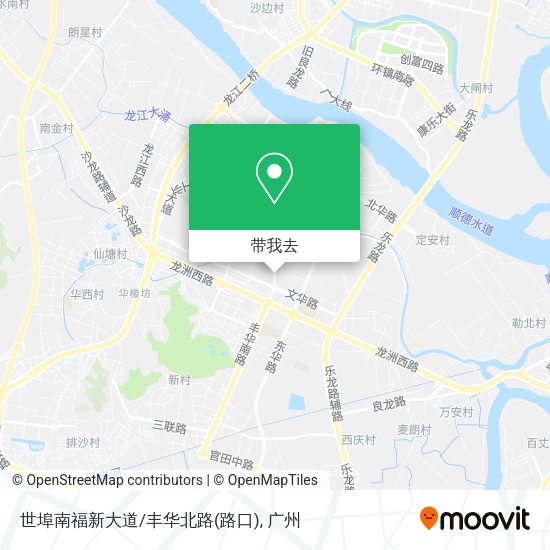 世埠南福新大道/丰华北路(路口)地图